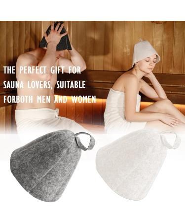 Buy Sugeru Felt Sauna Hats - 2-Piece Set for Men & Women | Quality Sauna Caps & Accessories for a Unique Wellness Experience - Buy Online on GoSupps.com
