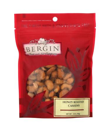Bergin Fruit and Nut Company Honey Roasted Cashews 6 oz (170 g)