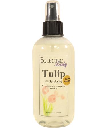 Tulip Body Spray (Double Strength) 8 ounces Body Mist for Women with Clean Light & Gentle Fragrance Long Lasting Perfume with Comforting Scent for Men & Women Cologne with Soft Subtle Aroma For 8 Fluid Ounces (Double Strength)