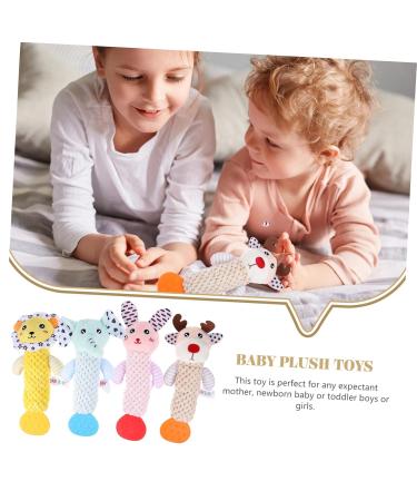 Buy Upkoch 12 STK Interactive Plush Animal Toys - Soft Bell-Weighted Baby Cartoon Toy Set (3 Pieces) - Buy Online on GoSupps.com