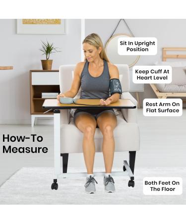 Buy Blood Pressure Monitor - Accurate Upper Arm Sphygmomanometer for Home Use | High Heart Rate Digital BP Cuff Machine - Essential for Hypertension & Pregnancy - Buy Online on GoSupps.com