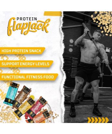CNP Professional Whey Protein Flapjacks - 18g Protein, Low Carbs, Chocolate Orange Flavor - 12 x 75g Bars - Buy Online on GoSupps.com
