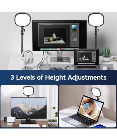 ULANZI Select  - Desk Key Light for Zoom Video - K7 Pro Key Lighting Dimmable 3200K-5600K 15W  CRI 95+ Edge Emitting  Desk Clamp  360° Degree Ball Head Extendable Pole for Streaming Conference - Buy Online on GoSupps.com