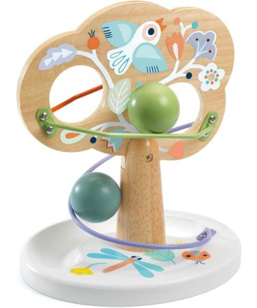 DJECO Baby White BabyTree Animals Teething Rings - Safe & Fun Teething Relief for Infant | International Shipping Available - Buy Online on GoSupps.com