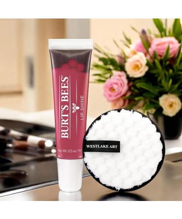 Buy Pucker Lip Gloss - Vibrant Moisturizing Lip Shine with Sunflower Oil & Vitamin E | Pack of 2 & Reusable Makeup Pad | International Shipping Available - Buy Online on GoSupps.com