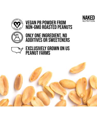 100% Premium Powdered Peanut Butter - 2lbs Bulk, Vegan, No Additives | Naked PB - Buy Online on GoSupps.com