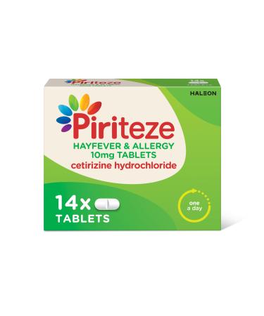 Piriteze Antihistamine Allergy Relief Tablets Cetirizine 14s PIRI TABLETS 14S