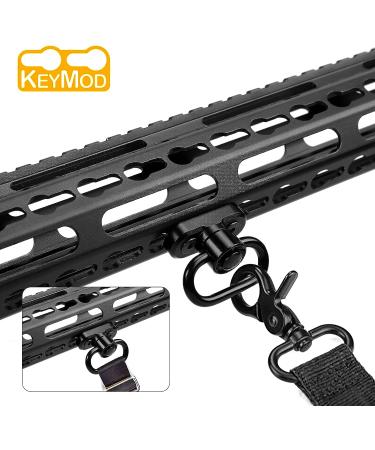 FENTUK Keymod 2 Point Sling Swivels - 2 Pack Quick Detach Mounts for Keymod System - Buy Online on GoSupps.com
