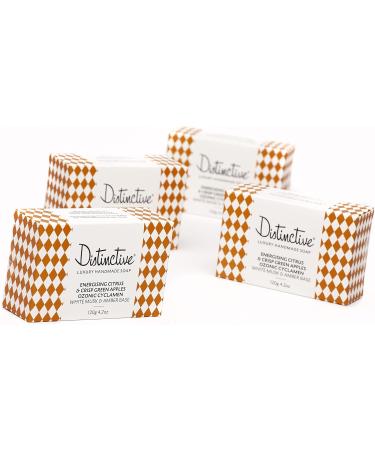 Handmade Soap - Natural Bar Soap - Masculine Citrus Energising fragrance Plastic Free Never tested on Animals (4) - Buy Online on GoSupps.com