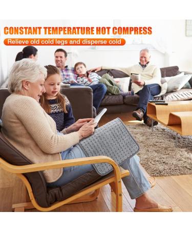 Buy Crystal Velvet Heating Cushion - Large 60x30 cm Electric Heating Pillows for Comfort & Sleep | Fast Heating & Excellent Heat Retention - Perfect for Home Use (EU) - Buy Online on GoSupps.com