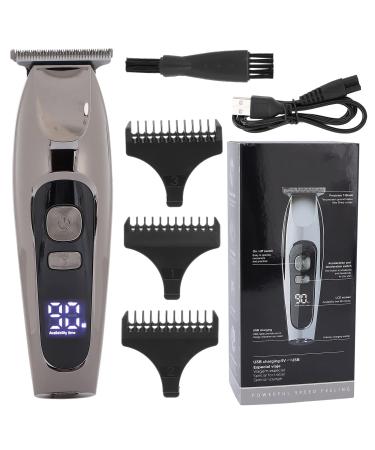 Cordless Clipper Stable Durable Electric Hair Clippers Professional Steel ABS 2 Grades Speed LCD Display for Trim Hair Unique Hairstyle