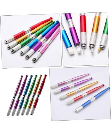 TOVINANNA 6pcs Ball Embroidery Pen Microblade Brow Pen Eyebrow Eyebrow Pens Plastic - Buy Online on GoSupps.com