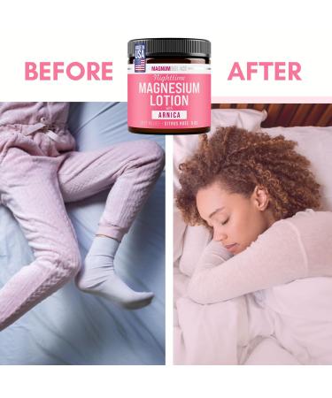 Magnum Solace Nighttime Magnesium Lotion with Arnica Soothing Relief & Relaxation Highly Concentrated Magnesium for Muscles & Joints Apply to Legs or Feet Before Bed Skin-Friendly - Buy Online on GoSupps.com
