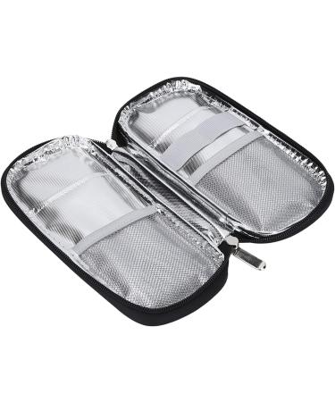 Diabetic Medication Cooler Bag - Gray Zipper Case for Outdoor Patients - Buy Online on GoSupps.com