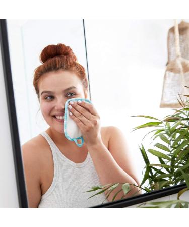 Dock & Bay Reusable Makeup Pads - 3 Pack - Chamomile Blue - Ultra Soft Washable Face & Skin Cleaner - Buy Online on GoSupps.com