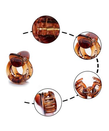 Cobahom 12 Pcs Mini Hair Clips for Styling - Black and Brown Hair Claws for Women and Girls - Buy Online on GoSupps.com