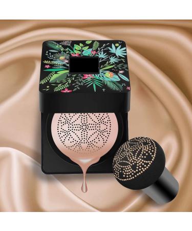 Concealer Whitening Moisturizing Air-Permeable Natural Brighten Face Base Tone Mushroom Head Air Cushion Foundation BB Cream-Natural Color - Buy Online on GoSupps.com