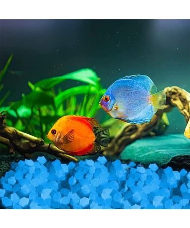 Glowing Blue BallHull 1.4cm Fish Tank Gravel Rocks - 300 Pcs for Fish, Turtles, Gardens, Flower Pots - Buy Online on GoSupps.com