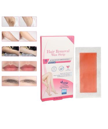 Buy Wax Strips for Hair Removal - Effective Depilatory Wax Strips for Face Body & Legs - Buy Online on GoSupps.com