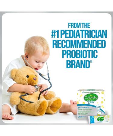 Culturelle Probiotics Baby Grow + Thrive Probiotics + Vitamin D Packets 12-24 Months Unflavored 30 Single Serve Packets - Buy Online on GoSupps.com