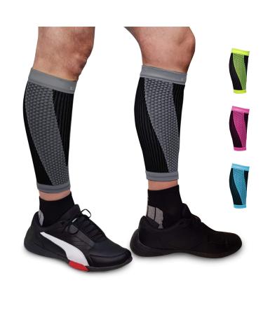 SULUMA Sporty compression bandage for calves muscle support Black M
