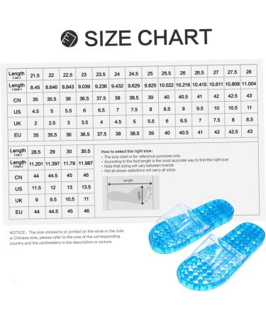 MAGICLULU 2 Pairs Slippers Quick Drying Shower Slippers Green Home Indoor Slippers Non Dorm Shoes Gym Foot Spa Soak Tub Shower Footware Massaging Travel Pvc Household Plastic Barrel 25x9.5cm 8x2pcs Bluex2pcs - Buy Online on GoSupps.com