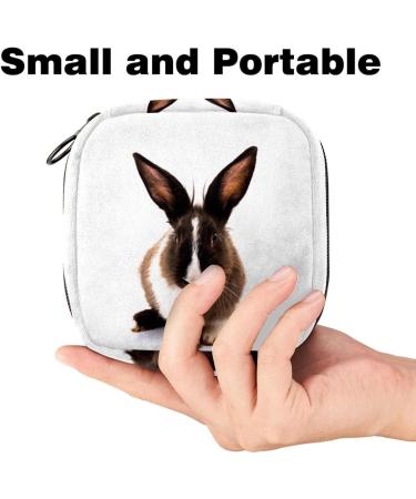 Women's Cute Rabbit Binding-Up Bags | Multi-Purpose Tampon Storage with Zip Pockets - Ideal for Menstrual Needs - Buy Online on GoSupps.com