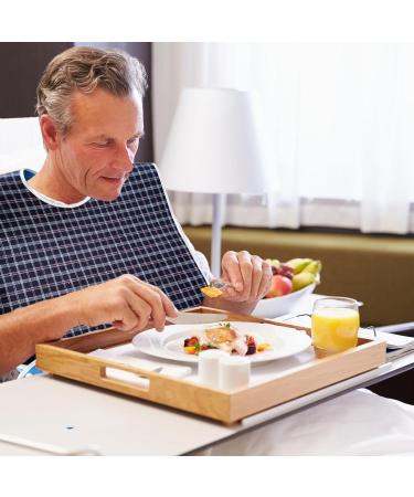 Adult Bibs for Eating - Waterproof Feeding Bib for Elderly with Crumb Catcher | Stylish and Comfortable Adult Bibs for Women for Nursing Home Care - Buy Online on GoSupps.com