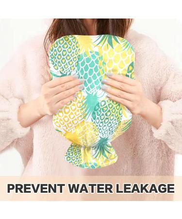 Pineapple Fruit Hot Water Bottle with Cover - 2L Pain Relief Hot Pack for Headaches & Cramps | International Shipping Available - Buy Online on GoSupps.com