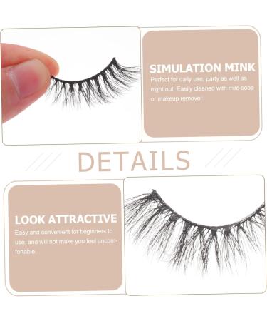FRCOLOR 10 Pairs Fake Eyelashes Human Hair Extensions Shoelace Charms Artificial Eyelashes Lash Mascara Eyelash Strips Individual Lashes Lash Kit Cosmetics 3d Bulk Imitation - Buy Online on GoSupps.com