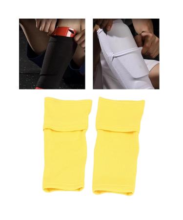 ZJchao Calf Compression Socks - Breathable Shin Guard Sleeves for Calf Support & Achilles Tendon Relief | Stretchy Slip-Resistant Soccer Shin Pads for Teenagers & Adults (Yellow M - Buy Online on GoSupps.com