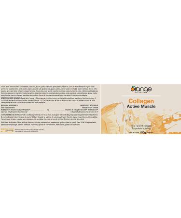 Orange Naturals - Collagen Active Muscle 150g Powder - Bioactive Collagen Peptides Powder - Hydrolyzed Collagen Protein Powder - Collagen Supplement Powder -Hydrolyzed Collagen Powder-Collagen Powder 150 g (Pack of 1) - Buy Online on GoSupps.com