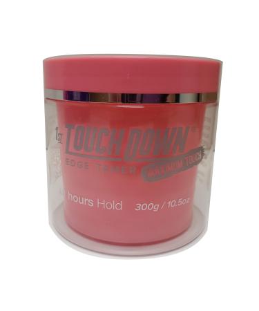 1st Touchdown Edge Tamer Family Size 10.5 oz (NEWLY RELEASED IN 2021 PINK EDGE TAMER MAXIMUM TOUCH 48 HOUR HOLD) (48 Hours Hold)