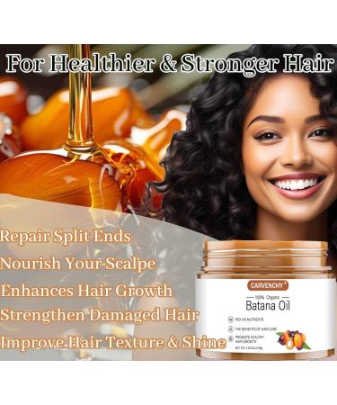 Raw Batana Oil for Hair Growth | 100% Natural Unrefined Oil from Honduras | Moisturizes Scalp & Restores Damaged Hair | 4.2 OZ - Buy Online on GoSupps.com
