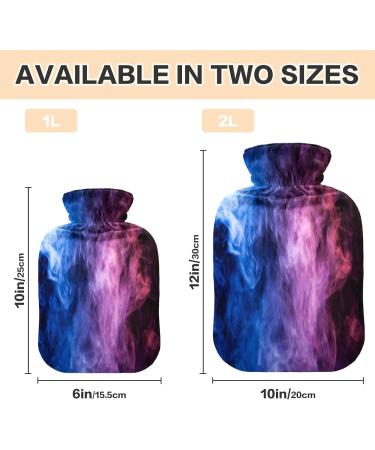 1L Hot Water Bottle - Soft Plush Cover Winter Hand & Feet Warmer for Kids & Adults - International Shipping - Buy Online on GoSupps.com