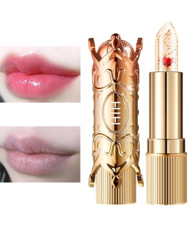  Jildouf Flower Jelly Color-Changing Lipstick Warm Fog-Sensitive Lip Balm - Nourishing Color-Changing Temperature Gelatin Lip Balm Flower Lipstick - Buy Online on GoSupps.com