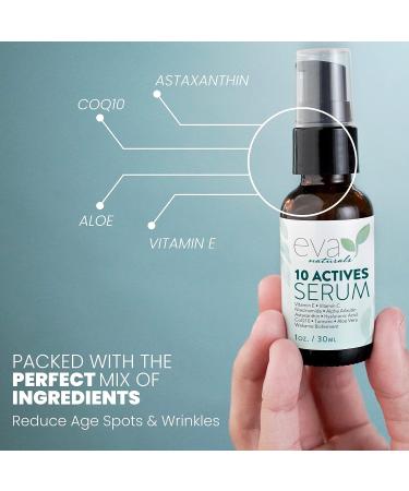 Skin Brightening Serum for Women | Glowing Facial Serum with Vitamin C, Hyaluronic Acid, Niacinamide & E | Dark Spot Remover & Sun Spot Corrector - Buy Online on GoSupps.com