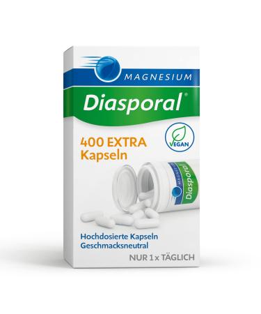 Magnesium-Diasporal 400 EXTRA capsules: The EXTRA CLASS magnesium with 400 mg magnesium per capsule 100 pieces