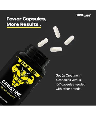 Prime Labs L Arginine (60 ct) + Creatine Capsules (120 ct) - Buy Online on GoSupps.com