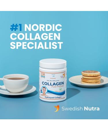 Swedish Nutra AB Swedish Nutra Hydrolyzed Marine Collagen 10000mg Powder Supplement 300g Pack 30 Day Supply Pure peptide for healthy hair skin nails and joints I 100 natural and 300 g Pack of 1 - Buy Online on GoSupps.com