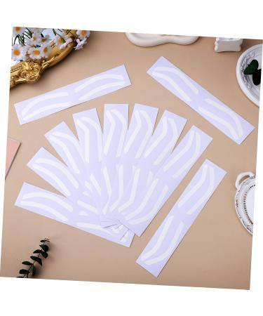 MERRYHAPY MERRYHAPY 12 Sheets Tattoo Auxiliary Artifact Kit Eyebrow Stencil Kit Eyebrow Stencil Kit Eyebrow Stencil Kit Tape Shaping Eyebrow Paper White - Buy Online on GoSupps.com