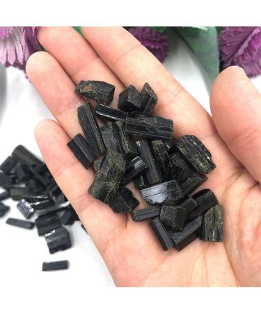 Natural Crystal Rough 10g Raw Natural Green Tourmaline Schorl Crystal Gem Original Specimen Rough Stone Jewelery Making - Buy Online on GoSupps.com