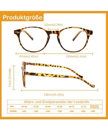 COJWIS 5 Pack Blue Light Filter Reading Glasses for Men & Women - Anti-Tiredness UV Protection Spring Frame - 0.75X Color-1 - Buy Online on GoSupps.com