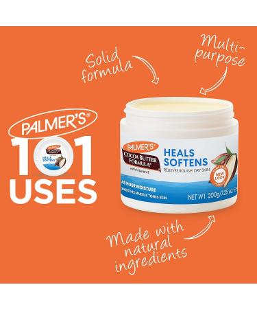Shop Palmer's Cocoa Butter Jar with Vitamin E - 7.25 oz 2 Piece | Hydrate & Nourish Skin - Free International Shipping - Buy Online on GoSupps.com