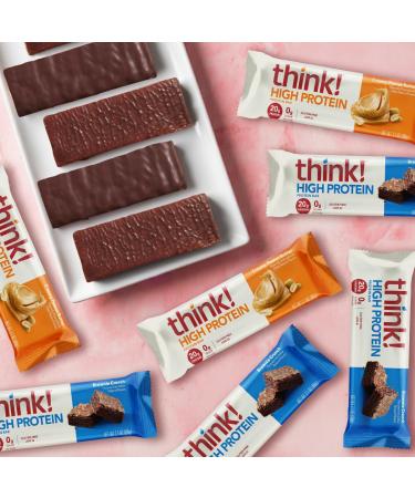 High Protein Bars Pack of 12 - Brownie Crunch and Peanut Butter Protein Bars 6 of Each Ideal for Fitness Enthusiasts Perfect for Sharing Snacking or sharing with your Loved Ones - Buy Online on GoSupps.com