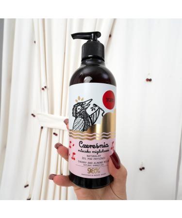  Yope YOPE Natural Body Wash | Cherry & Almond Milk | Moisturizing & Nourishing | Soft Creamy Fragrance | Vegan | Cruelty Free | Dermatologically Tested | 400ml - Buy Online on GoSupps.com