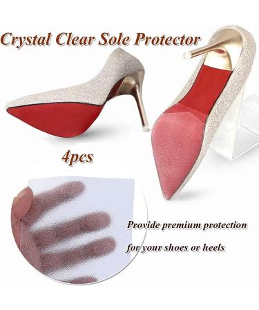 ZiftMART Crystal Clear Sole Sticker Protector for Red Bottom Heels - 4pcs - Buy Online on GoSupps.com