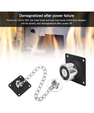 DC12V/24V Door Suction Catch - 60kg/132.3lb Linear Pressure Metal Cast Steel for Secure Door Holding - International Shipping Available - Buy Online on GoSupps.com