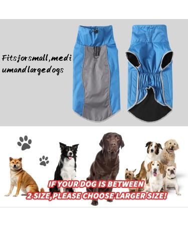 Waterproof Plus Po Raincoat for Small Dogs - Hooded Dog Raincoat in Blue XXXL Size - Buy Online on GoSupps.com