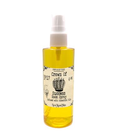 Crown of Success Clearing Spray - Spiritual Aromatherapy Room Mist with Pure Essential Oils for Abundance Path Opening Meditation Ritual Space - Sacred Manifestation Divine Prosperity Altar Mist